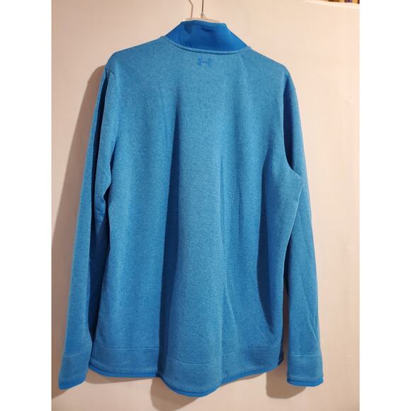 Under Armour Sweaterfleece Snap Mock Coldgear Loose Golf Pullover Mens Size XL - Picture 4 of 11
